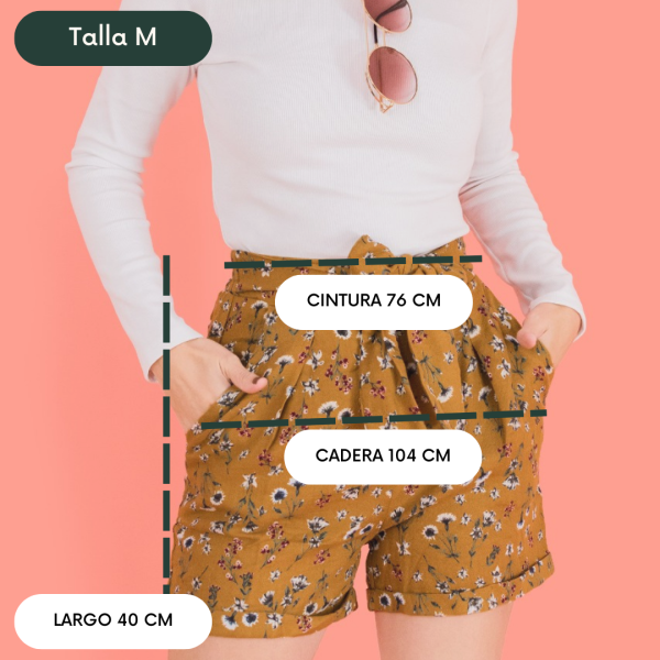 Medidas short talla M