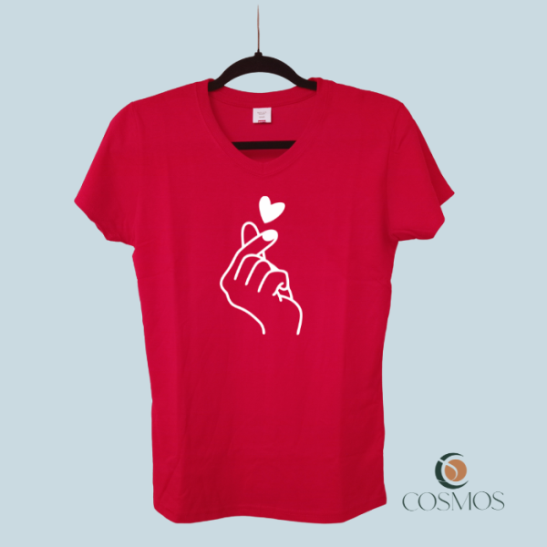 Camiseta Corazón Coreano El Salvador